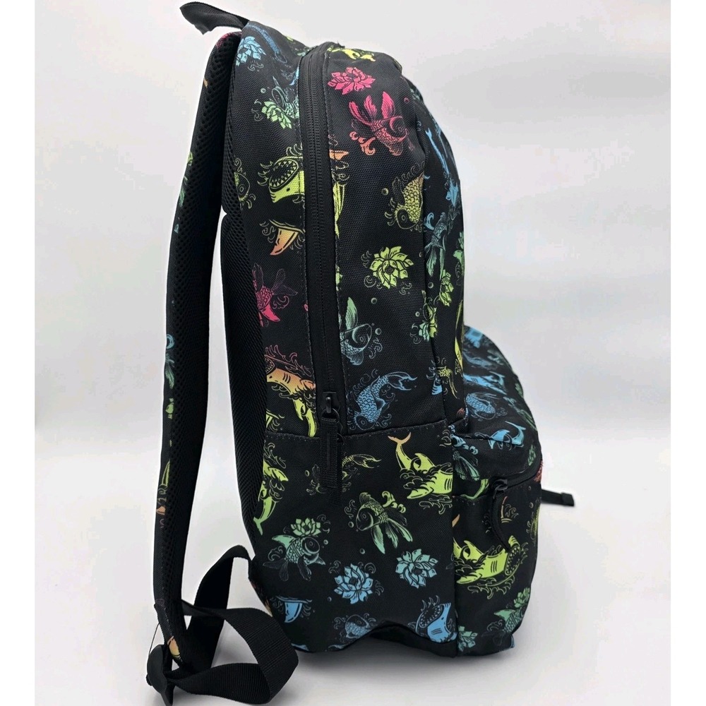 Hurley Underwater Aerial Backpack Unisex Bookbag Black Multicolor Ocean Theme - Picture 2 of 11